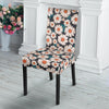 White Cute Daisy Pattern Print Chair Cover-grizzshop