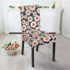 White Cute Daisy Pattern Print Chair Cover-grizzshop