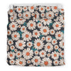 Load image into Gallery viewer, White Cute Daisy Pattern Print Duvet Cover Bedding Set-grizzshop