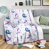 White Fairy Pattern Print Blanket-grizzshop