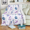 White Fairy Pattern Print Blanket-grizzshop