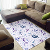 White Fairy Pattern Print Floor Mat-grizzshop