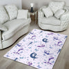 White Fairy Pattern Print Floor Mat-grizzshop