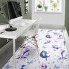 White Fairy Pattern Print Floor Mat-grizzshop