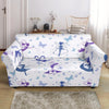 White Fairy Pattern Print Loveseat Cover-grizzshop