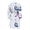 White Fairy Pattern Print Men Long Robe-grizzshop