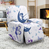 White Fairy Pattern Print Recliner Cover-grizzshop