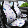 White Fairy Pattern Print Universal Fit Car Seat Cover-grizzshop