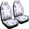 White Fairy Pattern Print Universal Fit Car Seat Cover-grizzshop