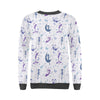 White Fairy Pattern Print Women's Sweatshirt-grizzshop