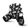 White Ghost Print Pattern Boxing Gloves-grizzshop