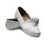 White Gold Marble Canvas Shoes-grizzshop