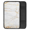 White Gold Marble Car Console Cover-grizzshop