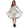 White Gold Marble Dress-grizzshop