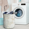 Load image into Gallery viewer, White Gold Marble Laundry Basket-grizzshop