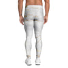 White Gold Marble Men's Leggings-grizzshop