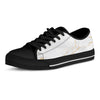 White Gold Marble Men's Low Top Shoes-grizzshop