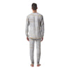 White Gold Marble Men's Pajamas-grizzshop