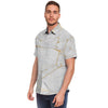 White Gold Marble Men's Short Sleeve Shirt-grizzshop