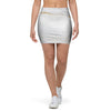 White Gold Marble Mini Skirt-grizzshop