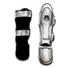 White Gold Marble Muay Thai Shin Guard-grizzshop