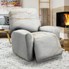 White Gold Marble Recliner Cover-grizzshop