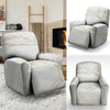 White Gold Marble Recliner Cover-grizzshop