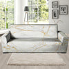 White Gold Marble Sofa Cover-grizzshop