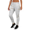 White Gold Marble Women's Joggers-grizzshop