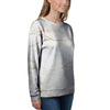 White Gold Marble Women's Sweatshirt-grizzshop