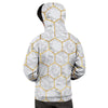 Load image into Gallery viewer, White Gold Tile Marble Men&#39;s Hoodie-grizzshop