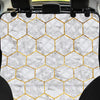 White Gold Tile Marble Pet Car Seat Cover-grizzshop