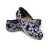 White Hibiscus Tropical Floral Hawaiian Print Canvas Shoes-grizzshop