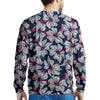 Load image into Gallery viewer, White Hibiscus Tropical Floral Hawaiian Print Men&#39;s Sweatshirt-grizzshop