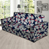 White Hibiscus Tropical Floral Hawaiian Print Sofa Cover-grizzshop