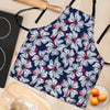 Load image into Gallery viewer, White Hibiscus Tropical Floral Hawaiian Print Women&#39;s Apron-grizzshop