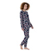 White Hibiscus Tropical Floral Hawaiian Print Women's Pajamas-grizzshop