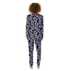 White Hibiscus Tropical Floral Hawaiian Print Women's Pajamas-grizzshop