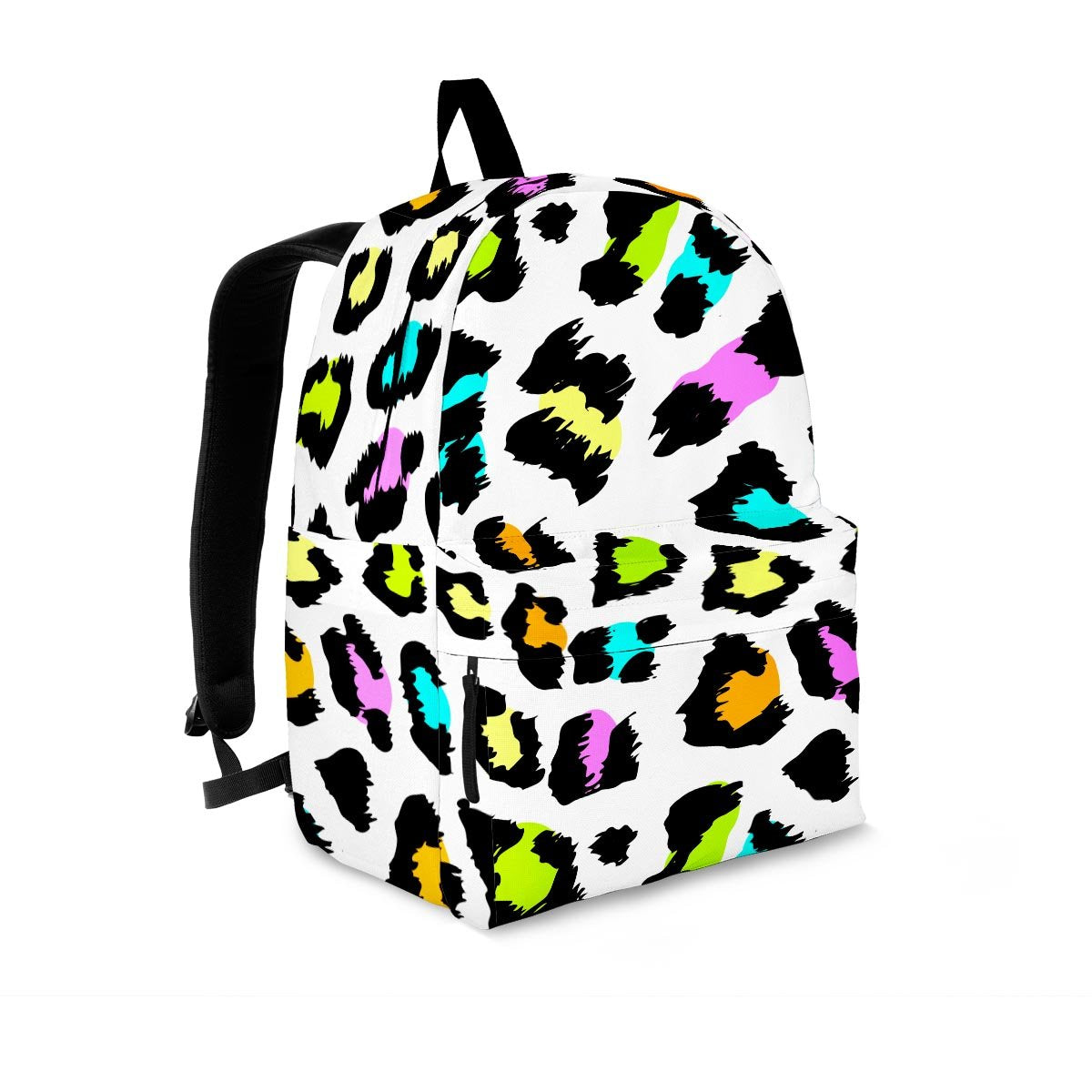 White Leopard Backpack-grizzshop