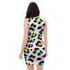 White Leopard Bodycon Dress-grizzshop