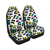 White Leopard Car Seat Covers-grizzshop