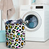 White Leopard Laundry Basket-grizzshop