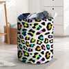 White Leopard Laundry Basket-grizzshop