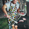 White Leopard Men's Apron-grizzshop