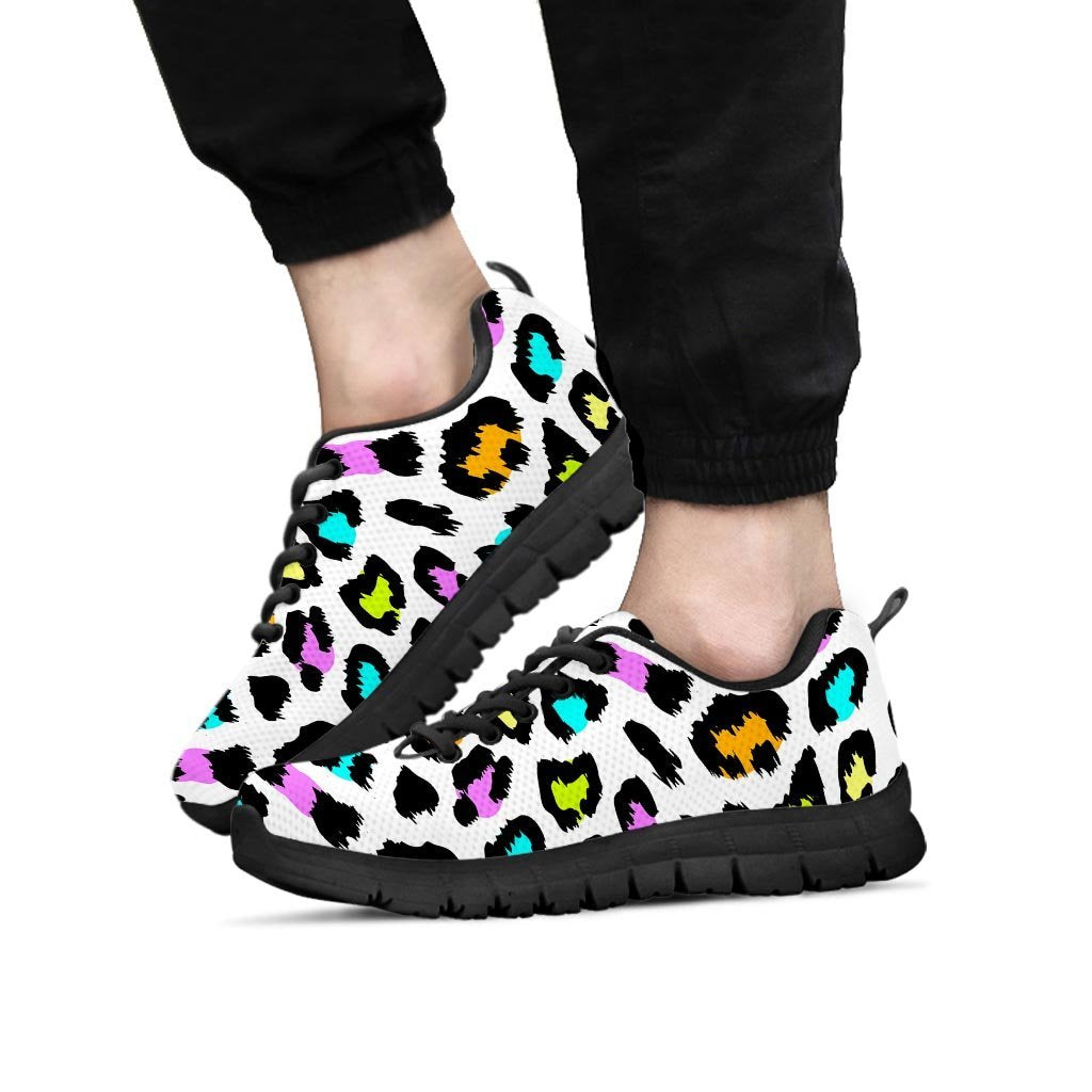 White Leopard Men's Sneakers-grizzshop