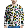 White Leopard Men's Sweatshirt-grizzshop