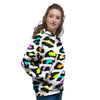 White Leopard Women's Hoodie-grizzshop