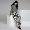 White Leopard Women's Joggers-grizzshop