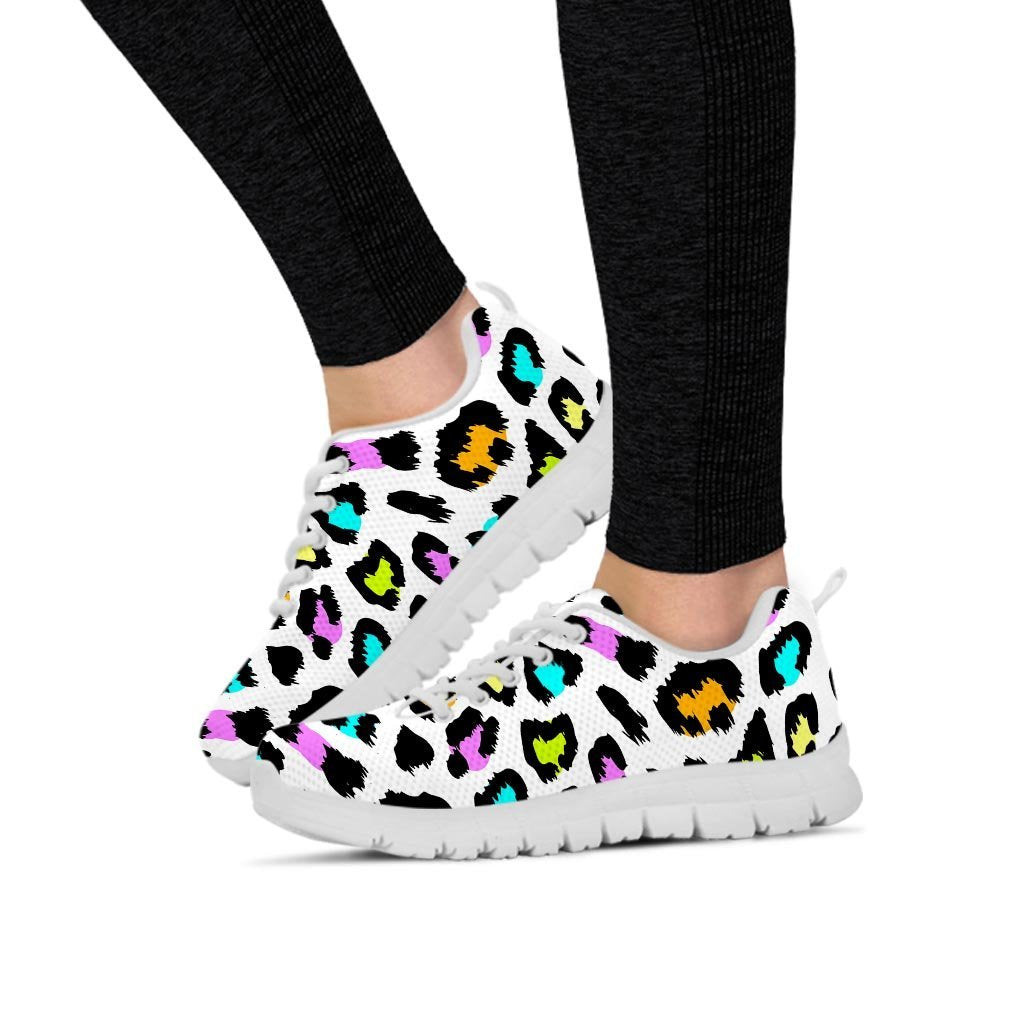 White Leopard Women's Sneakers-grizzshop