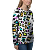 White Leopard Women's Sweatshirt-grizzshop